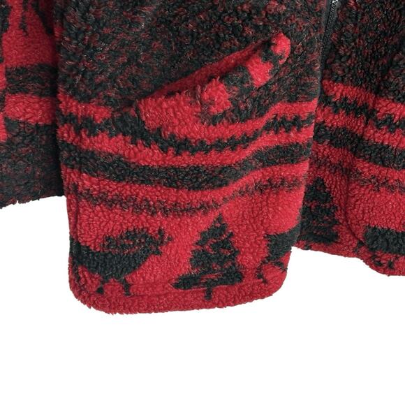 Lane Bryant Southwestern Fleece Zip Jacket Womens 14/16 Outdoors Western Rodeo‎ - Picture 5 of 13